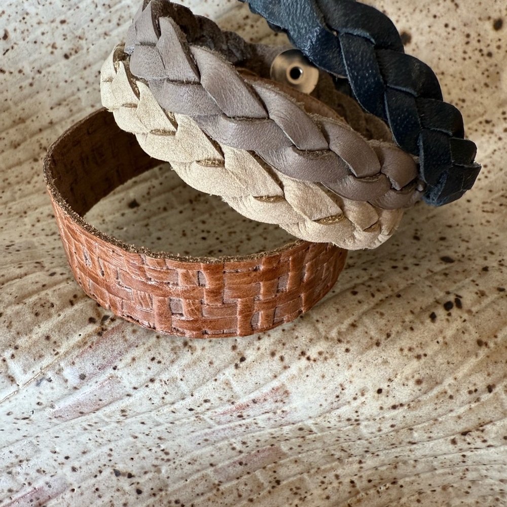 Flourish Leather Co. Bracelet Set